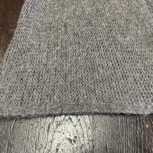 Eileen Fisher Gray Wool Alpaca Blend Loose Knit Open Cardigan Size S. - Picture 8 of 8